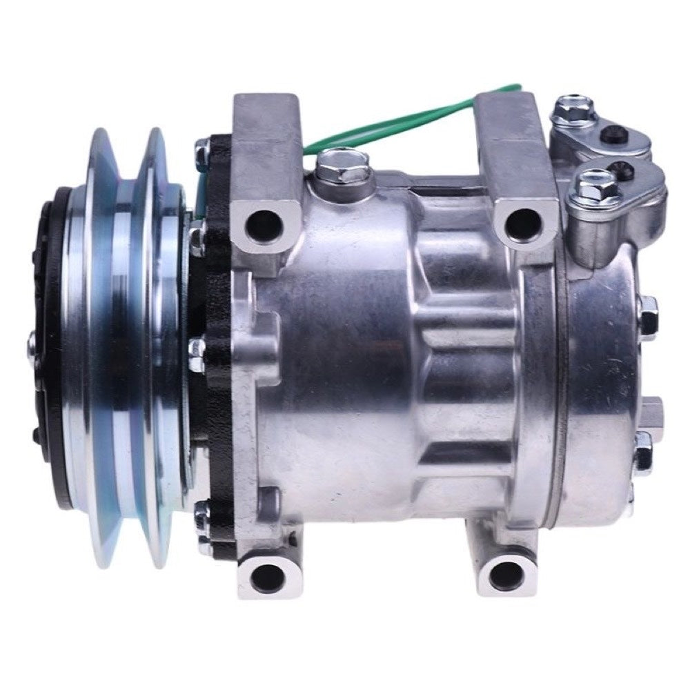 Sanden SD7H13 A/C Compressor KHR3197 suitable for New Holland E805 CASE CX130B CX160B CX210B CX240B CX290B CX330 CX350 CX460 CX700 CX80 CX800